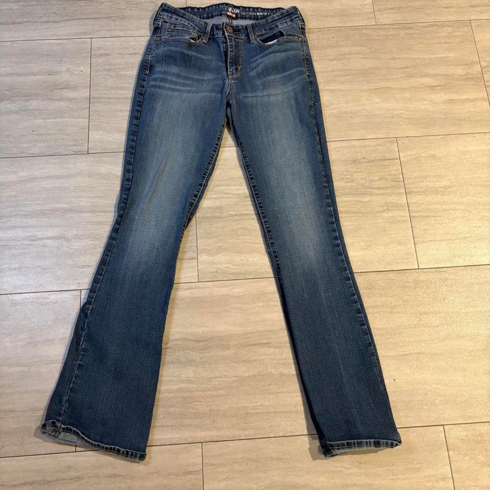 Denizen Levi's Modern Boot Cut Jeans Dark Wash High Rise Blue 10M W30 L32
